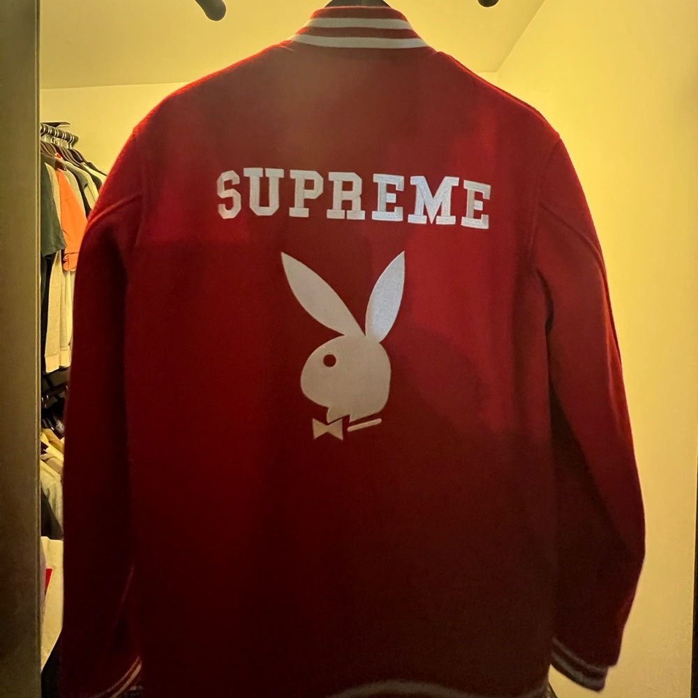 2011 Supreme Playboy Varsity Jacket